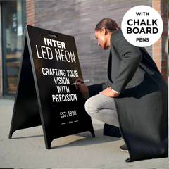 The Stroud - Chalkboard Pavement Sign