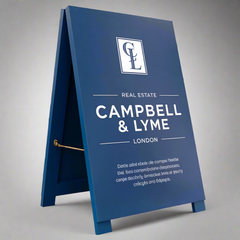 The Queensway' - Painted Pavement Sign (Farrow & Ball)