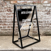 The Portobello' - Mirror 'A' frame Pavement Sign