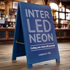 The Queensway' - Painted Pavement Sign (Farrow & Ball)