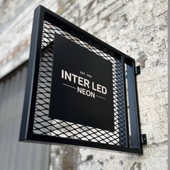 The Barbican' - Industrial Mesh Blade Sign