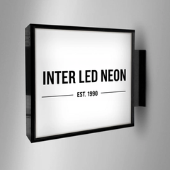 The Vauxhall' - Black Metal Light Box Projecting Sign