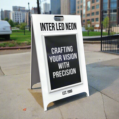 The Holborn' - A Board Poster sign (Black)