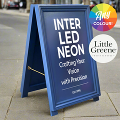 The Whitechapel' - Wooden 'A' board Sign Hand Painted Traditional (Farrow & Ball) Regular price