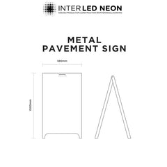 The Stroud - Chalkboard Pavement Sign