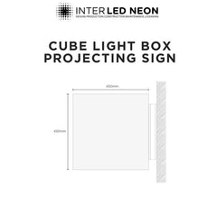 The Finchley' - Cube Light Box Projecting Sign