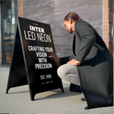 The Stroud - Chalkboard Pavement Sign