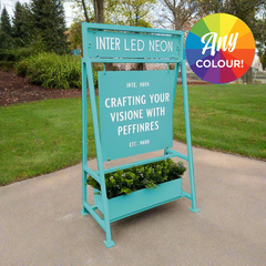 The Piccadilly' - 'A' board Sign Planter (Any Colour)