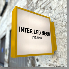 The Vauxhall' - Metal Light Box Projecting Sign (Any Colour)