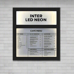 The Streatham' - Branded Black Exterior Menu Box (2x A4 Portrait)