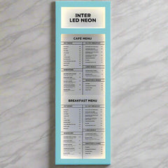 The Streatham' - Branded Exterior Menu Box - Any Colour! (2x A4 Portrait)