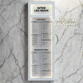 The Streatham' - Branded White Exterior Menu Box (2x A4 Portrait)