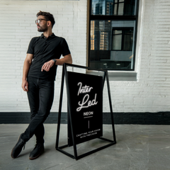 The Rotherhithe Whopper' - A Board Sign Replacement panels for XL swinging metal frame