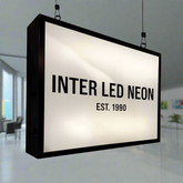 The Hoxton' - Hanging Light Box Sign