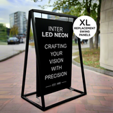 The Rotherhithe Whopper' - A Board Sign Replacement panels for XL swinging metal frame