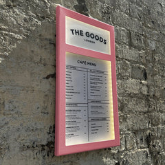 The Streatham' - Branded Exterior Menu Box - Any Colour! (A4 Landscape)