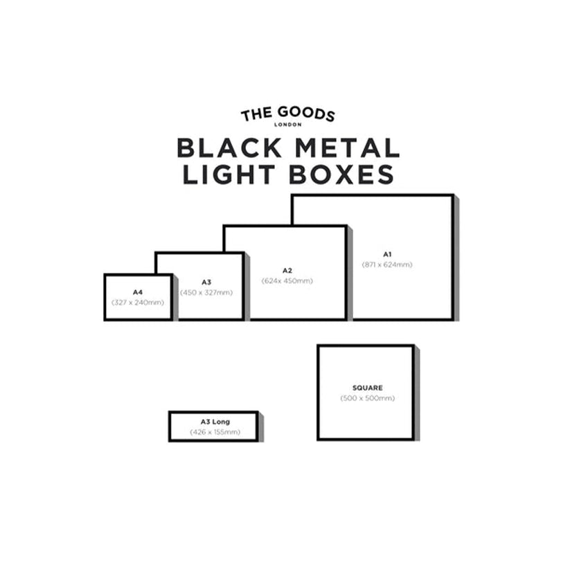 The Angel' - Light Box Black Metal