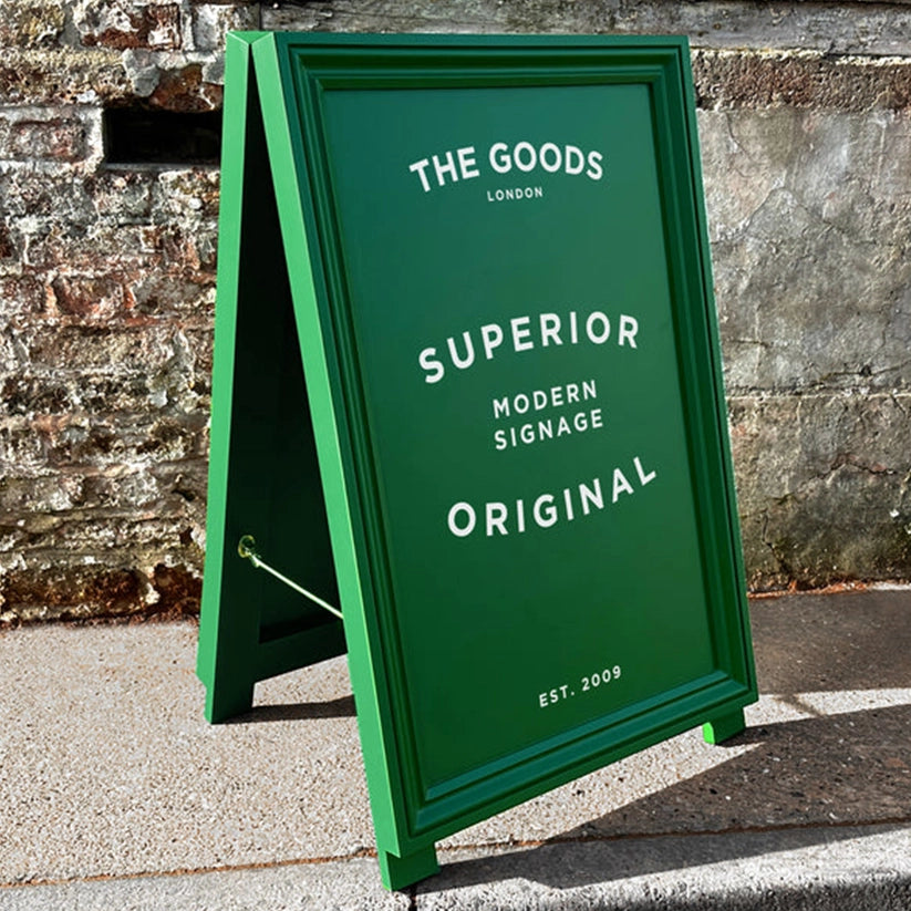 The Whitechapel' - Wooden 'A' board Sign Hand Painted Traditional (Farrow & Ball) Regular price