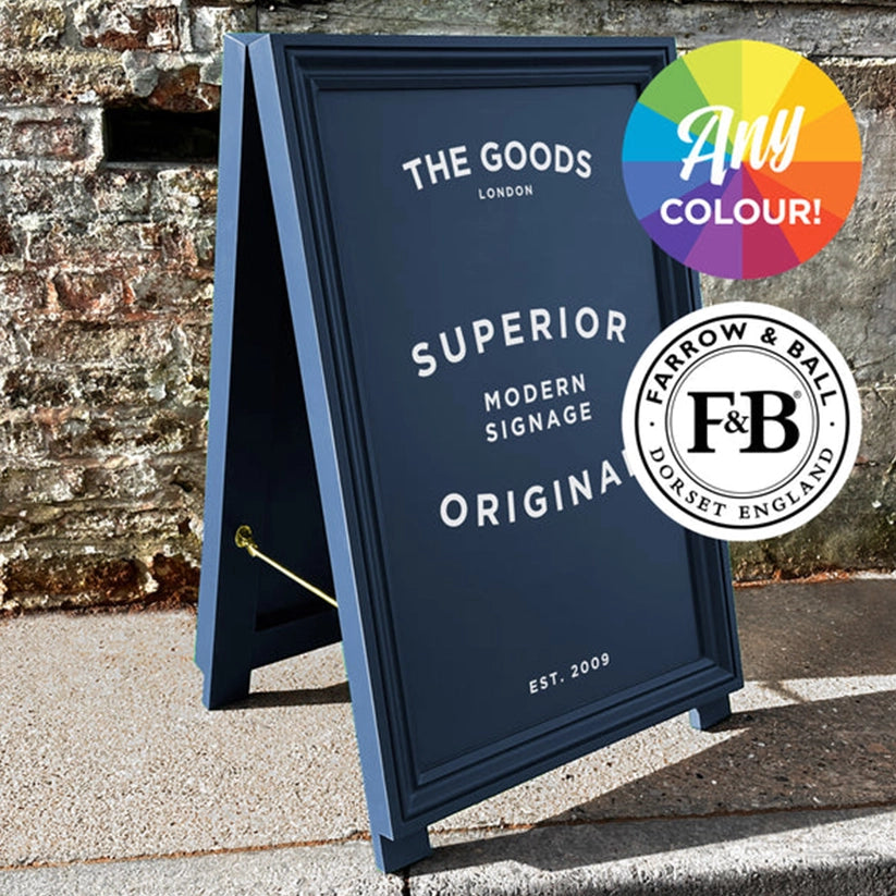 The Whitechapel' - Wooden 'A' board Sign Hand Painted Traditional (Farrow & Ball) Regular price