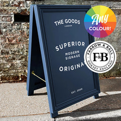 The Whitechapel' - Wooden 'A' board Sign Hand Painted Traditional (Farrow & Ball) Regular price