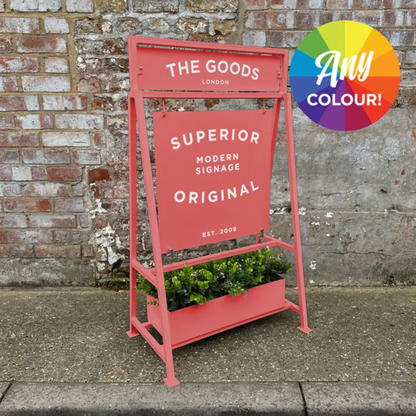 The Piccadilly' - 'A' board Sign Planter (Any Colour)