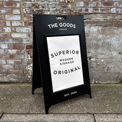 The Holborn' - A Board Poster sign (Black)