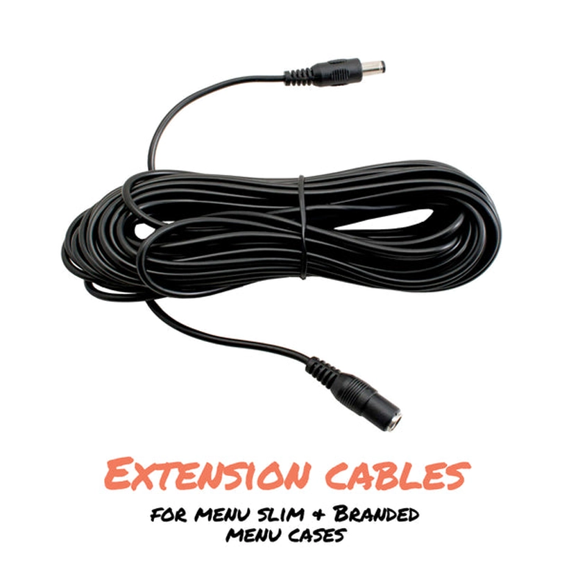 Extension Cable for Slimline Menu Cases