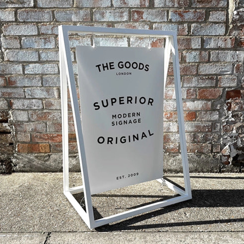 The Soho' - A Board Sign Replacement panels for swinging metal frame