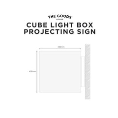 The Finchley' - Cube Light Box Projecting Sign