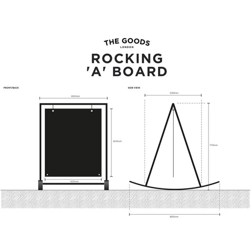 The Winchmore' - Rocking Pavement Sign