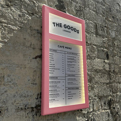 The Streatham' - Branded Exterior Menu Box - Any Colour! (2x A4 Portrait)