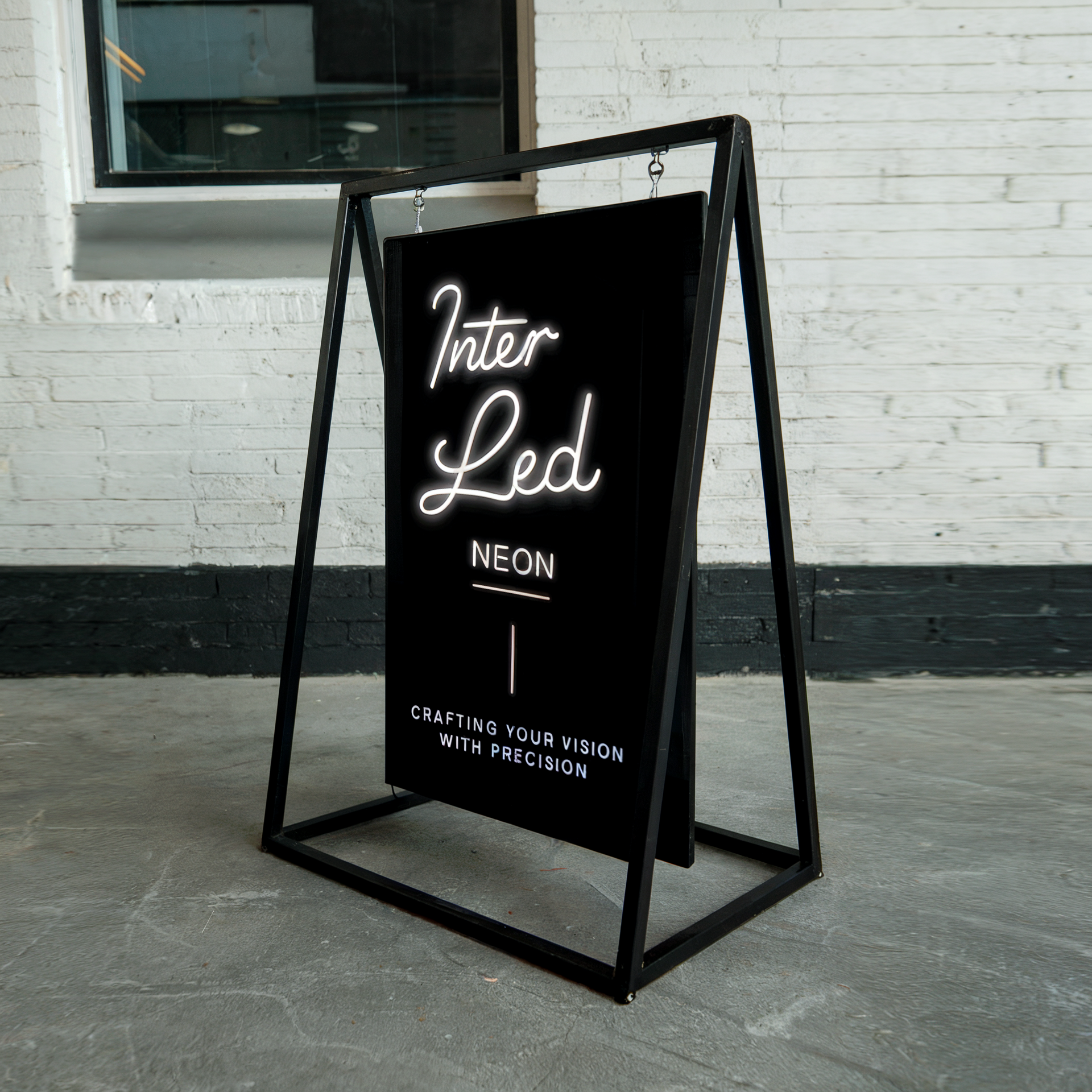 The Soho' - A Board Sign Replacement panels for swinging metal frame