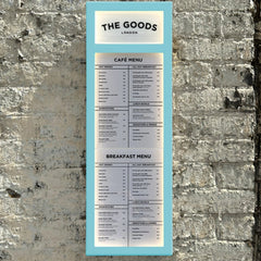 The Streatham' - Branded Exterior Menu Box - Any Colour! (2x A4 Portrait)