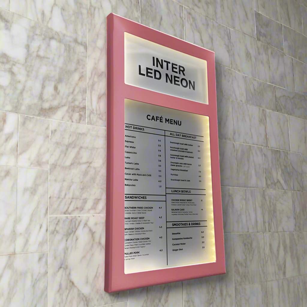 The Streatham' - Branded Exterior Menu Box - Any Colour! (A4 Portrait)