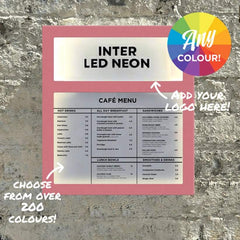 The Streatham' - Branded Exterior Menu Box - Any Colour! (A4 Landscape)