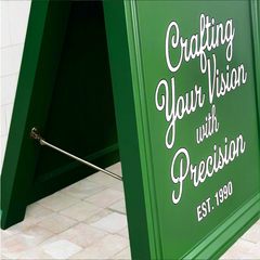 The Whitechapel' - Wooden 'A' board Sign Hand Painted Traditional (Farrow & Ball) Regular price