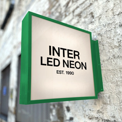 The Vauxhall' - Metal Light Box Projecting Sign (Any Colour)